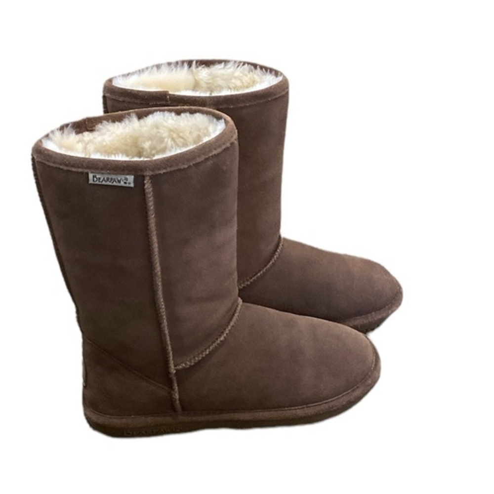 BEARPAW Women's Emma Fashion Boot Brown Size 9